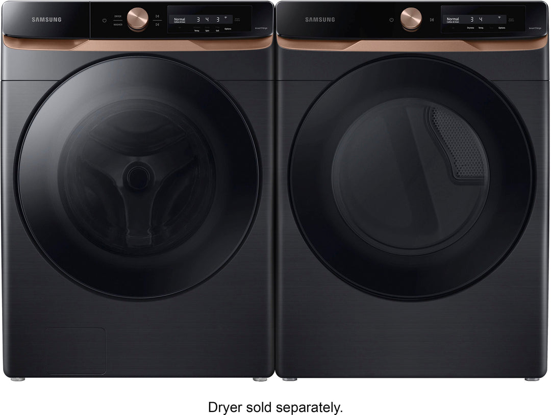 Samsung - 7.5 cu. ft. AI Smart Dial Electric Dryer with Super Speed Dry and MultiControl™ - Brushed black_8