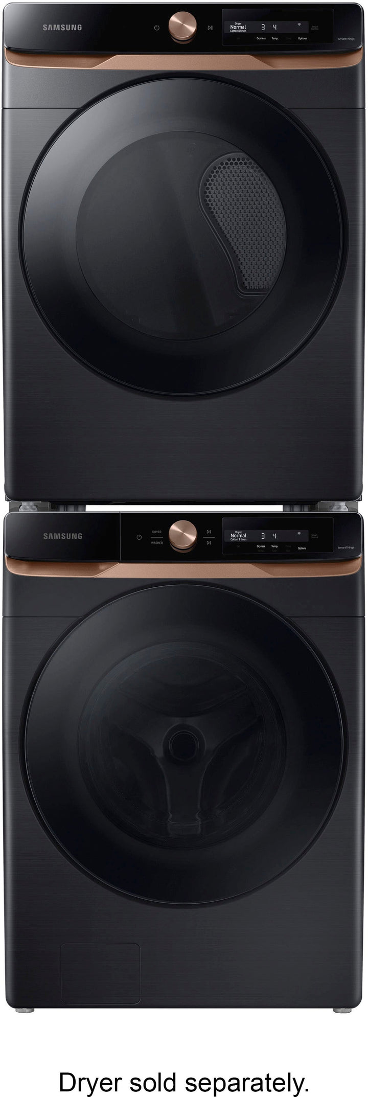Samsung - 7.5 cu. ft. AI Smart Dial Electric Dryer with Super Speed Dry and MultiControl™ - Brushed black_7