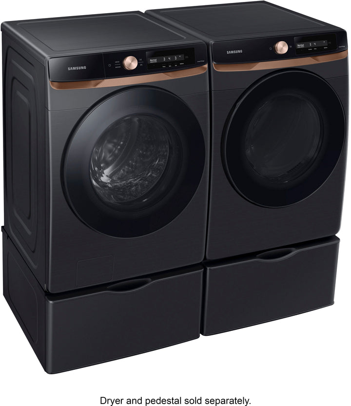 Samsung - 7.5 cu. ft. AI Smart Dial Electric Dryer with Super Speed Dry and MultiControl™ - Brushed black_5
