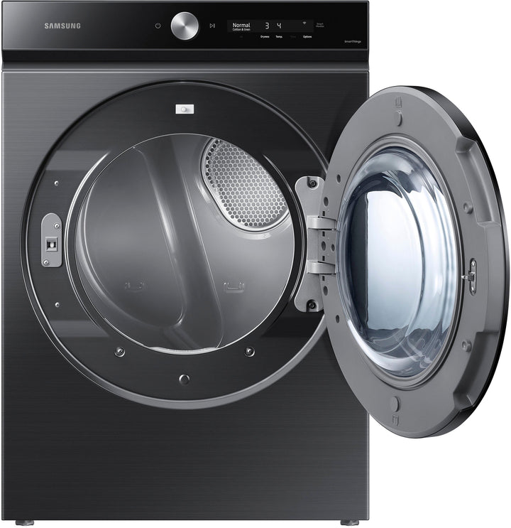 Samsung - Bespoke 7.6 cu. ft. Ultra Capacity Gas Dryer with Super Speed Dry and AI Smart Dial - Brushed black_12