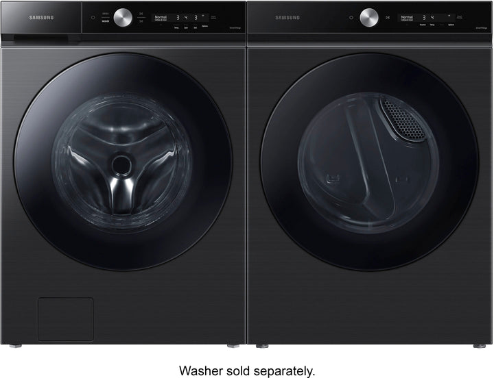 Samsung - Bespoke 7.6 cu. ft. Ultra Capacity Gas Dryer with Super Speed Dry and AI Smart Dial - Brushed black_2