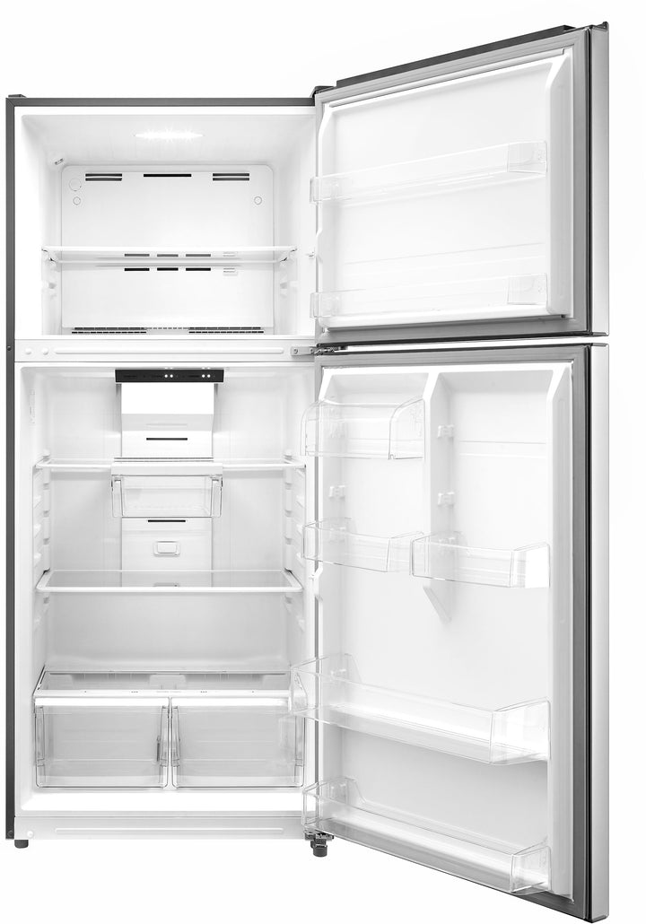 Insignia™ - 20.5 Cu. Ft. Top-Freezer Refrigerator - Stainless steel_7