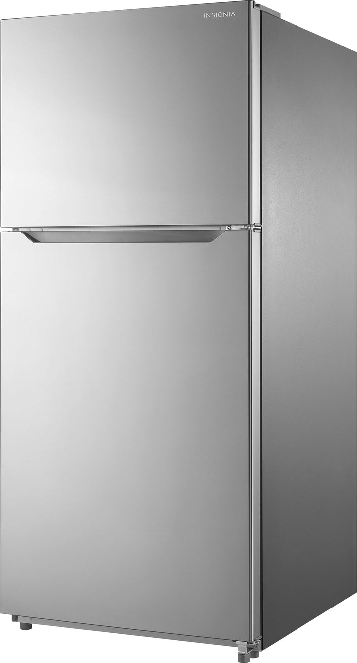 Insignia™ - 20.5 Cu. Ft. Top-Freezer Refrigerator - Stainless steel_2