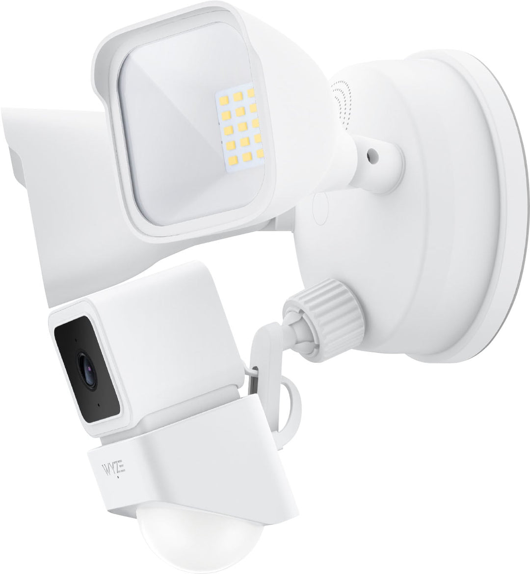 Wyze - Wired Outdoor Wi-Fi Floodlight Home Security Camera - White_1
