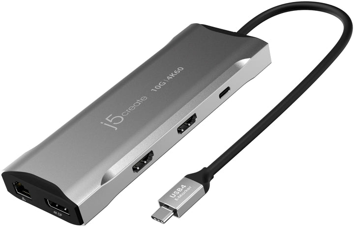 j5create - 4K60 Elite USB-C Triple-Monitor 10Gbps Mini Dock_5