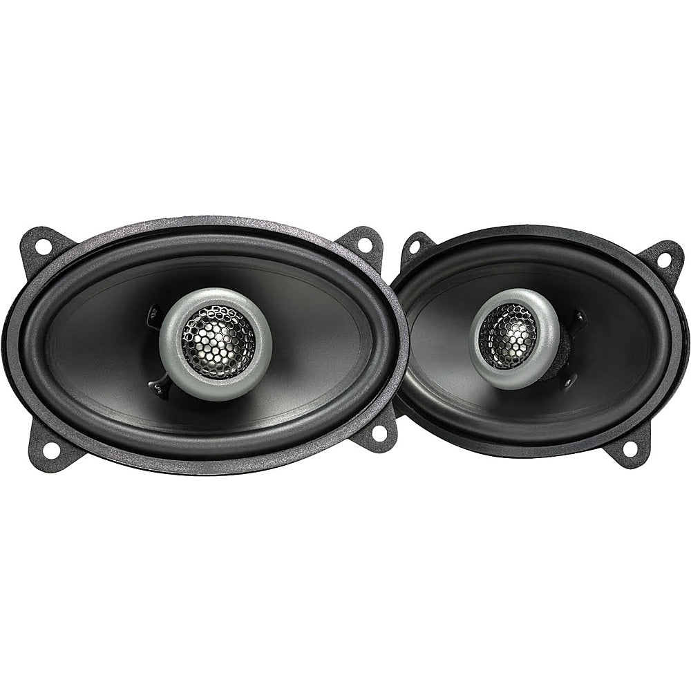 MB Quart - Formula Series 4" x 6" 2-Way Car Speakers with Polypropylene Cones (Pair) - Black_0