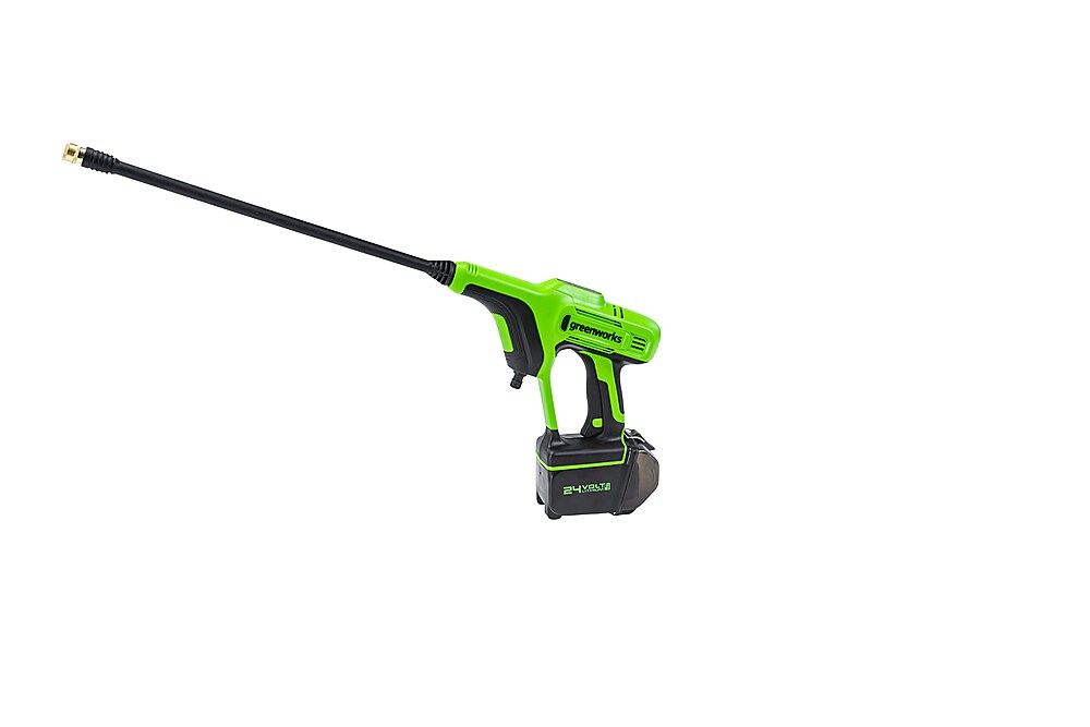 Greenworks - 24-Volt (600 PSI) Portable Power Cleaner (2 x 2.0Ah USB Batteries and Charger Included) - Green_3