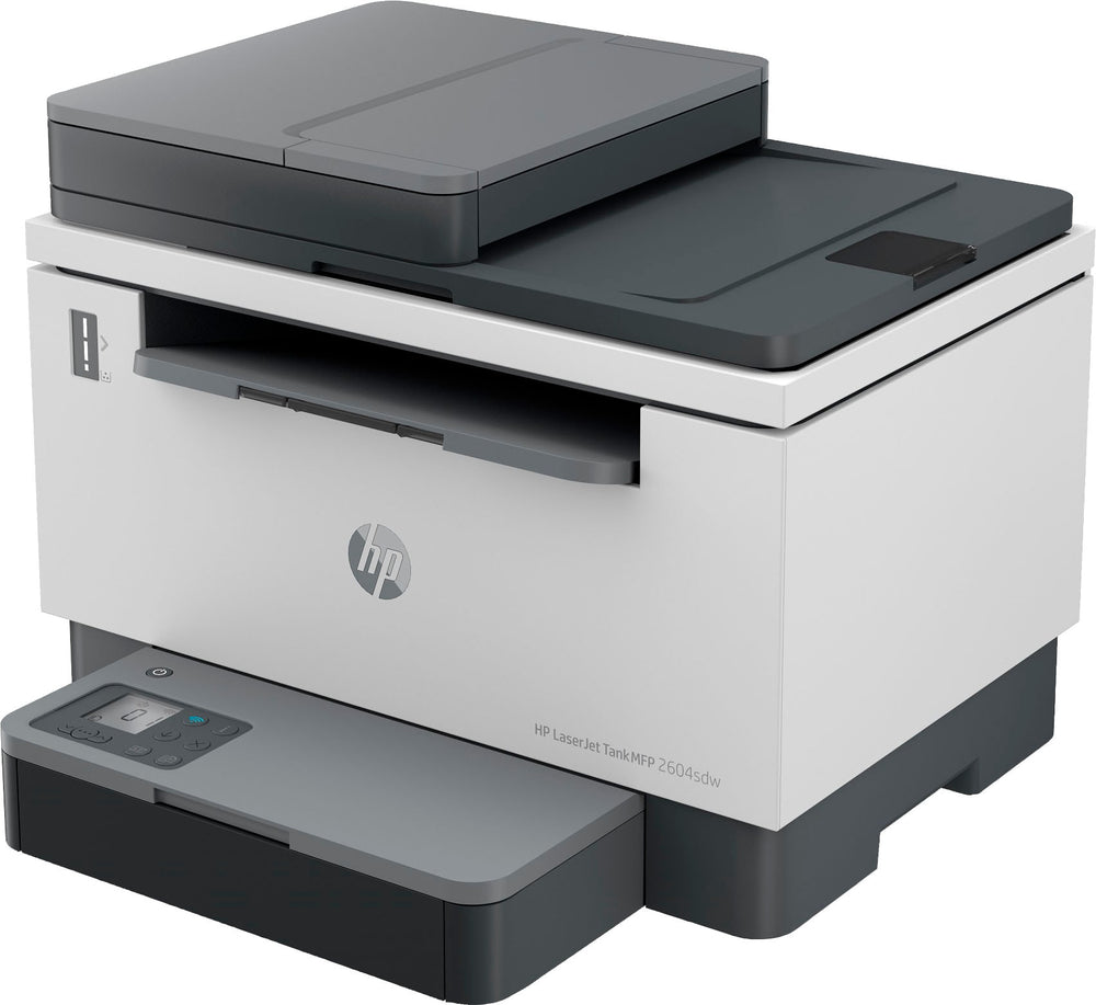 HP - LaserJet Tank 2604sdw Wireless Black-and-White All-In-One Laser Printer preloaded with up to 2 years of toner - White_1