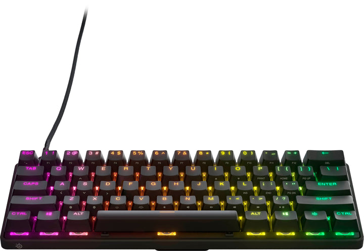 SteelSeries - Apex Pro Mini 60% Wired Mechanical OmniPoint Adjustable Actuation Switch Gaming Keyboard with RGB Backlighting - Black_1
