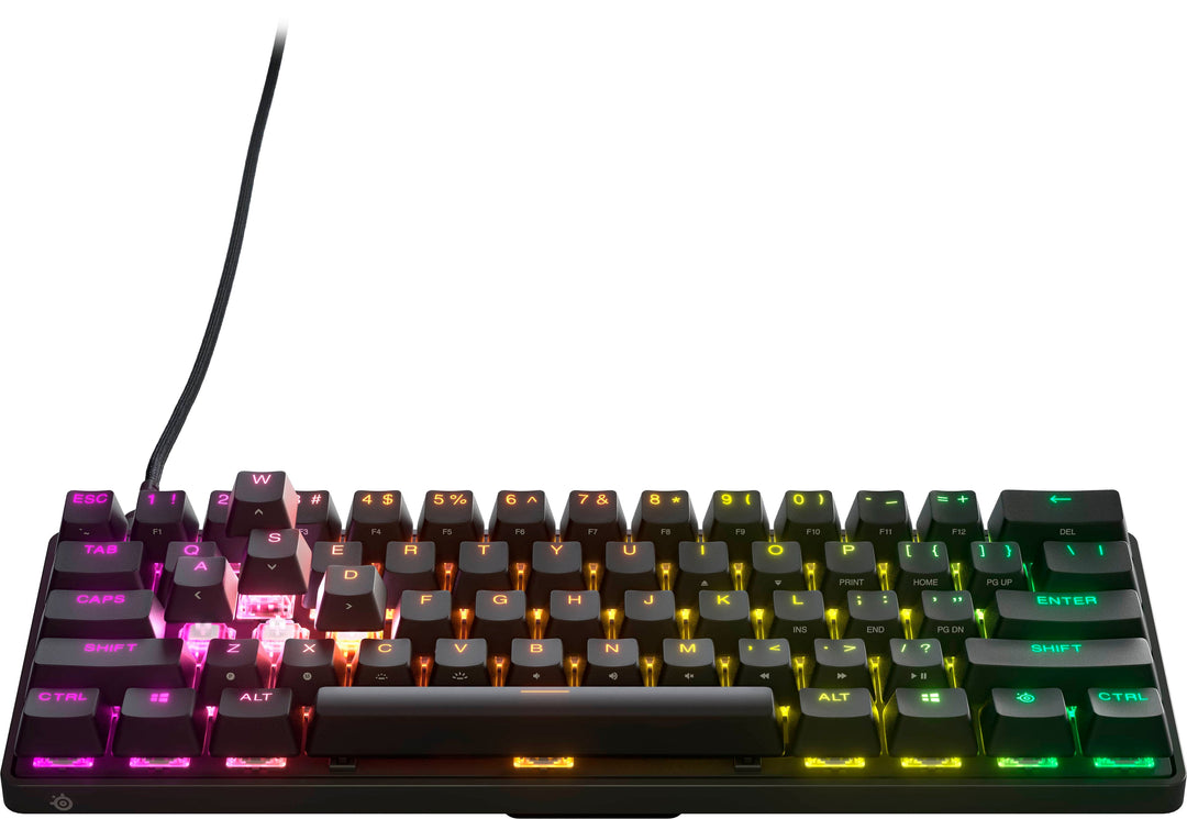 SteelSeries - Apex Pro Mini 60% Wired Mechanical OmniPoint Adjustable Actuation Switch Gaming Keyboard with RGB Backlighting - Black_8