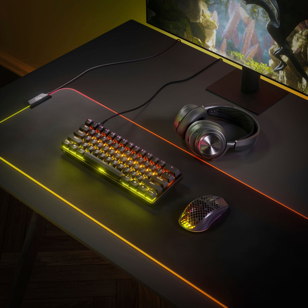 SteelSeries - Apex Pro Mini 60% Wired Mechanical OmniPoint Adjustable Actuation Switch Gaming Keyboard with RGB Backlighting - Black_4