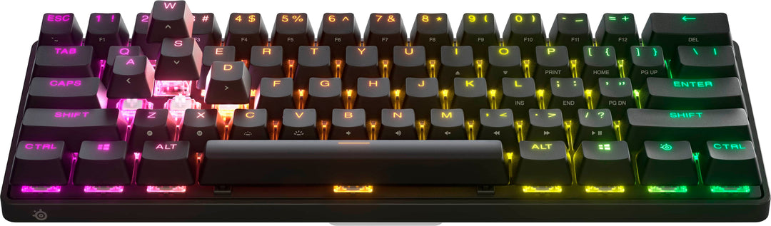 SteelSeries - Apex Pro Mini 60% Wireless Mechanical OmniPoint Adjustable Actuation Switch Gaming Keyboard with RGB Backlighting - Black_1