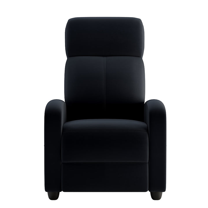 Relax A Lounger - Ashton Manual Recliner - Black_0