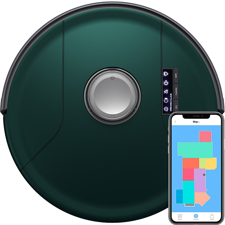bObsweep - PetHair SLAM Wi-Fi Connected Robot Vacuum and Mop - Jade_0