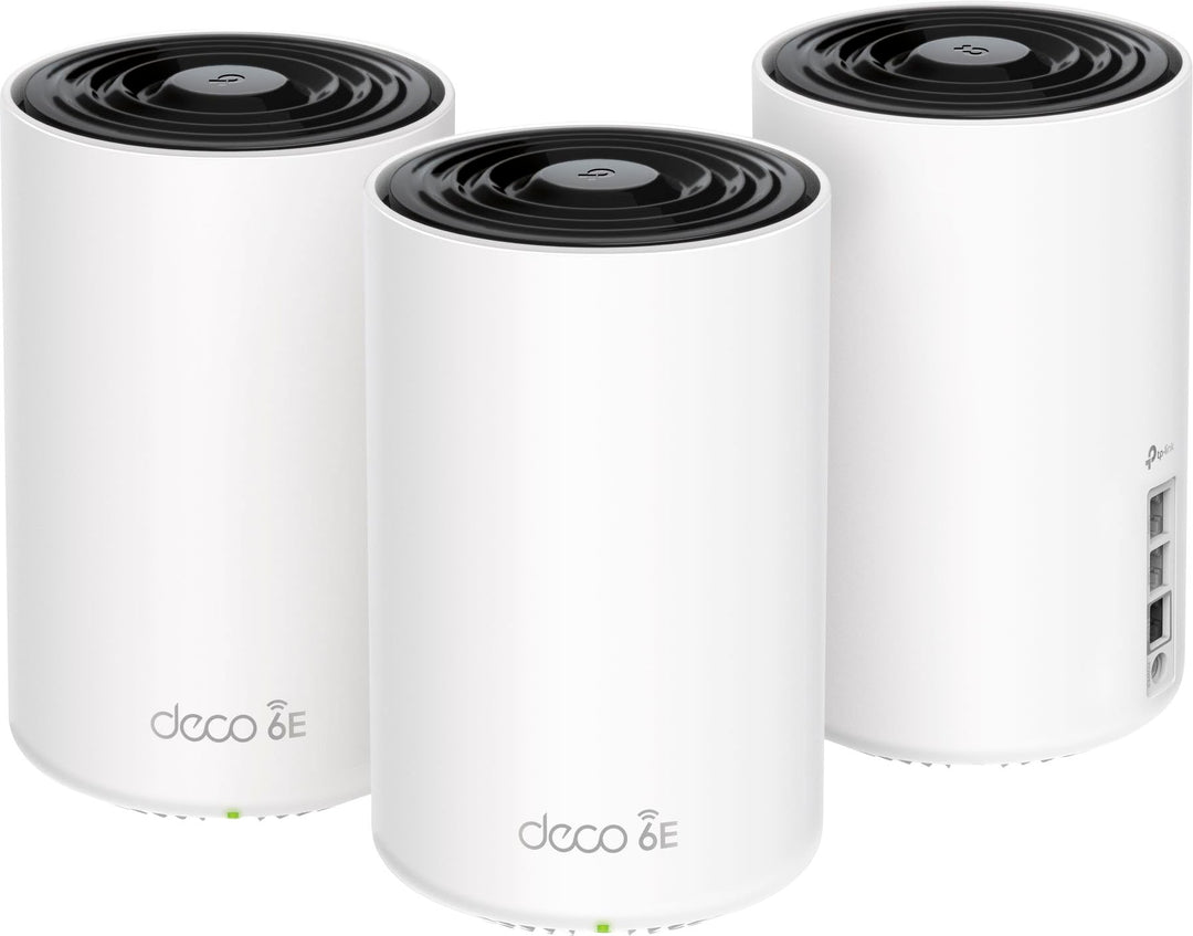 TP-Link - Deco XE75 Pro AXE5400 Tri-Band Wi-Fi 6E Whole Home Mesh System (3-Pack) - White_1