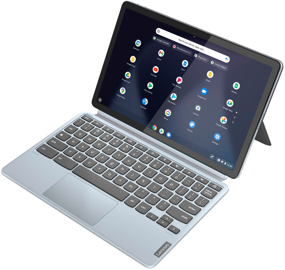 Lenovo - IdeaPad Duet 3 Chromebook - 11.0" (2000x1200) Touch 2-in-1 Tablet - Snapdragon 7cG2 - 4G RAM - 128G eMMC - with Keyboard - Misty Blue_2