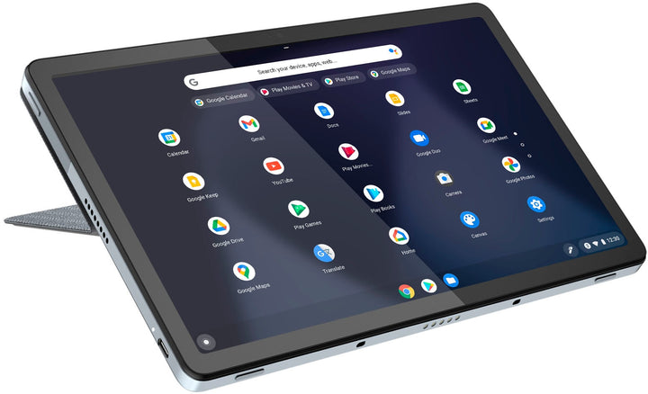 Lenovo - IdeaPad Duet 3 Chromebook - 11.0" (2000x1200) Touch 2-in-1 Tablet - Snapdragon 7cG2 - 4G RAM - 128G eMMC - with Keyboard - Misty Blue_9