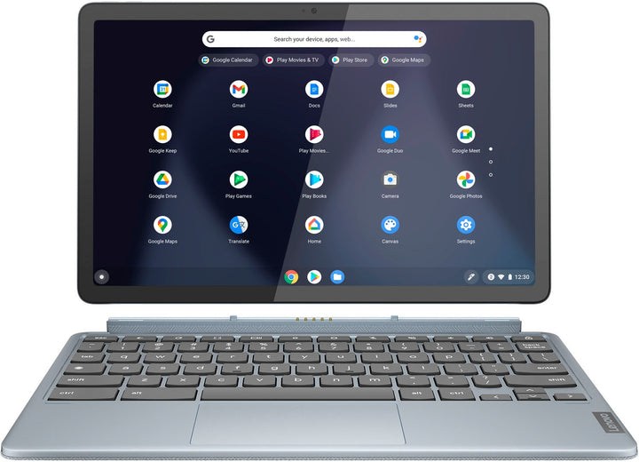 Lenovo - IdeaPad Duet 3 Chromebook - 11.0" (2000x1200) Touch 2-in-1 Tablet - Snapdragon 7cG2 - 4G RAM - 128G eMMC - with Keyboard - Misty Blue_6
