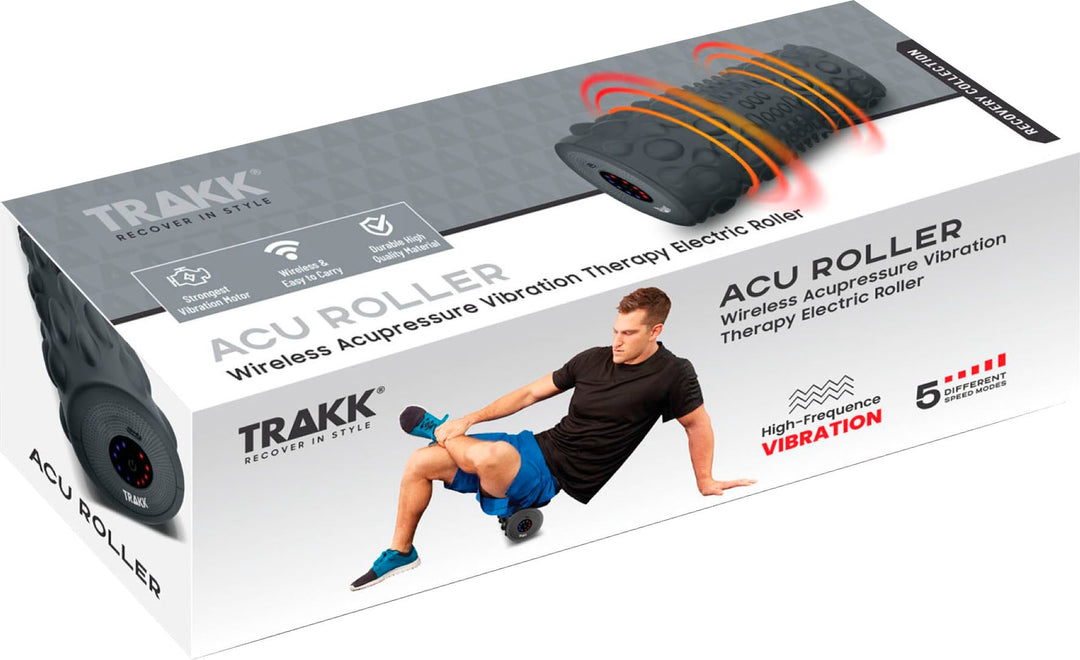 TRAKK - Multi Speed & Mode Deep Tissue Massage Roller - Black_1