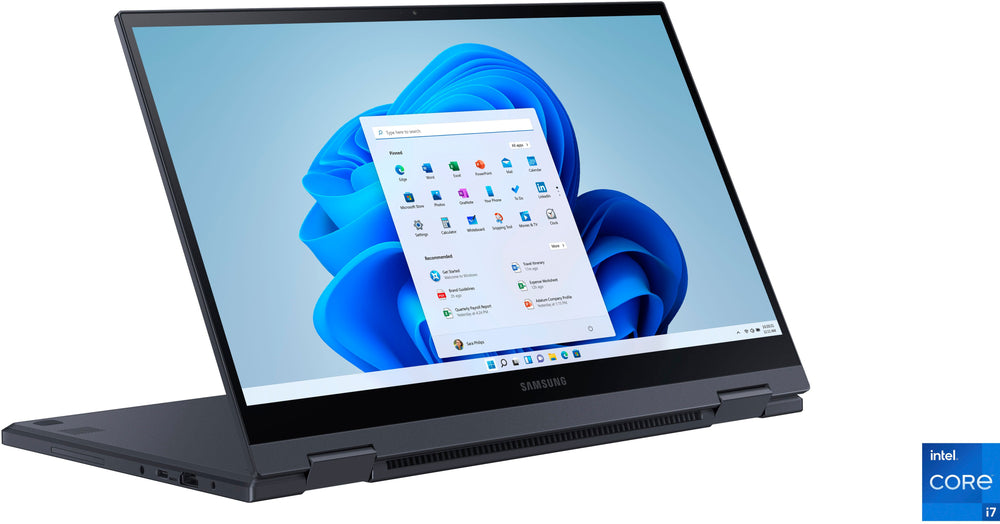 Samsung - Geek Squad Certi Refurbis Galaxy Book Flex2 Alpha 13.3" QLED Touch-Scrn Laptop - Intel Core i7 - 16GB Memory - 512GB SSD - Mystic Black_1