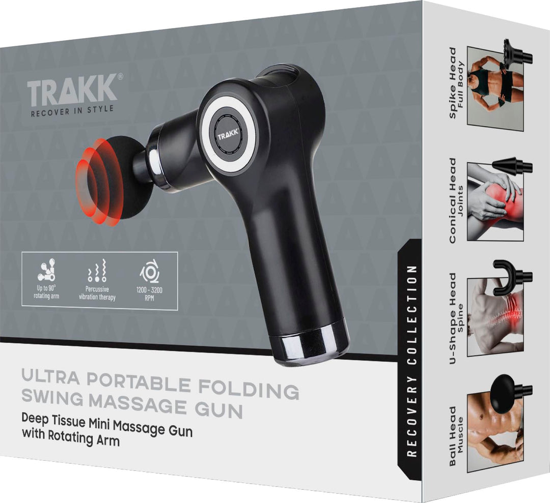 TRAKK - Multi Purpose Rotating Arm 360 Degree Massage Gun - Black_2