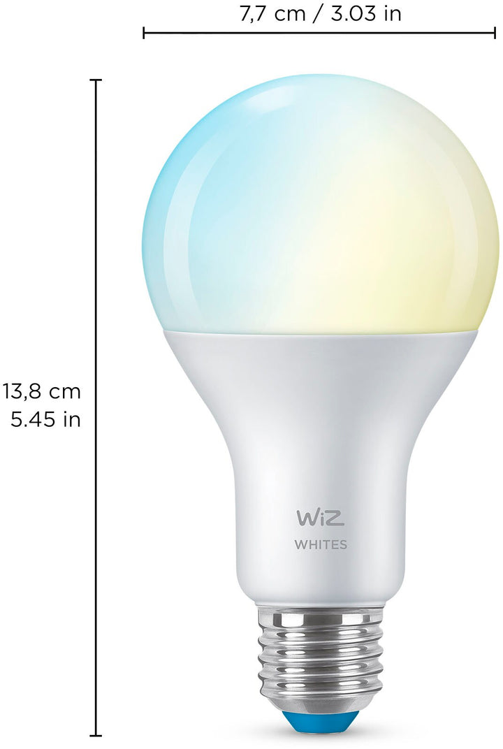 WiZ - Tunable White A21 Wi-Fi Smart LED Bulb - White_1