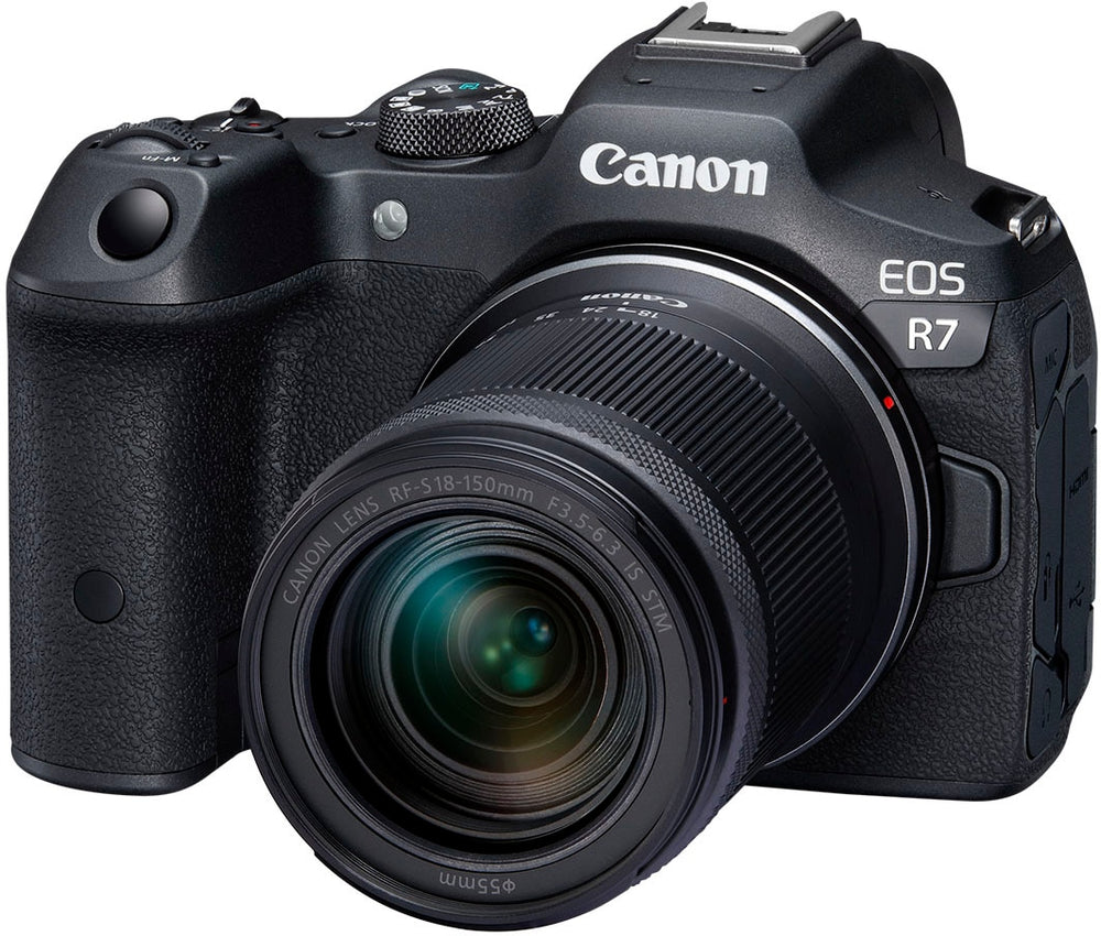 Canon - EOS R7 Mirrorless Camera with RF-S 18-150mm f/3.5-6.3 IS STM Lens - Black_1