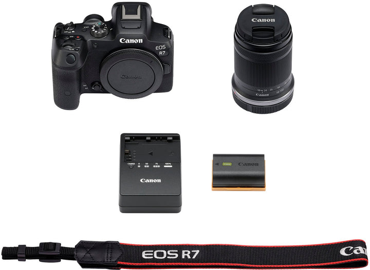 Canon - EOS R7 Mirrorless Camera with RF-S 18-150mm f/3.5-6.3 IS STM Lens - Black_11