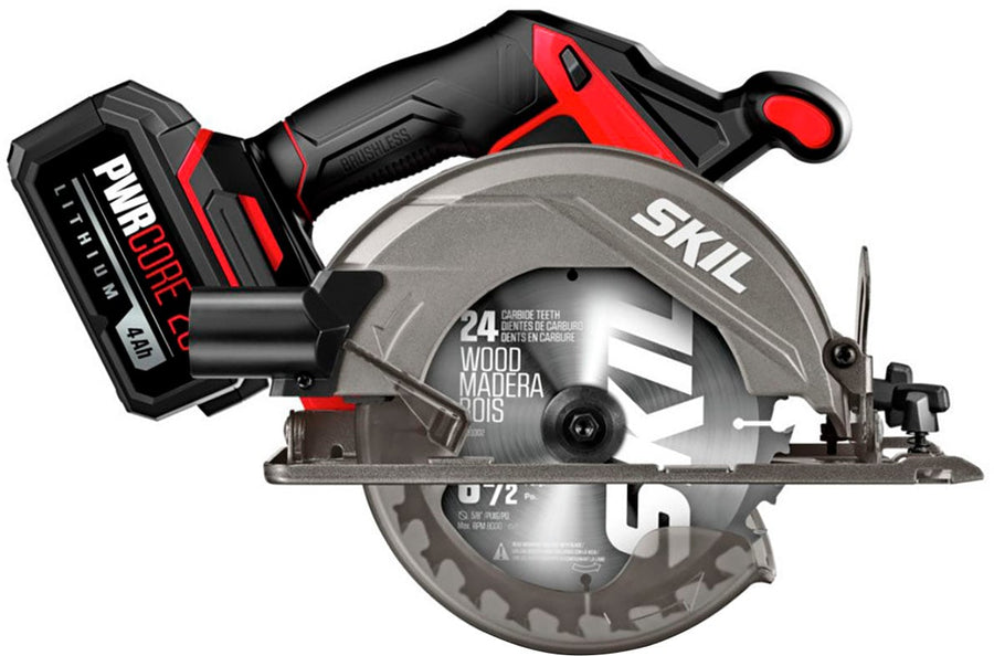 Skil - PWR CORE 20 Brushless 20V 6-1/2-In Circular Saw Kit with 4.0 Ah Battery and PWR JUMP Charger_0