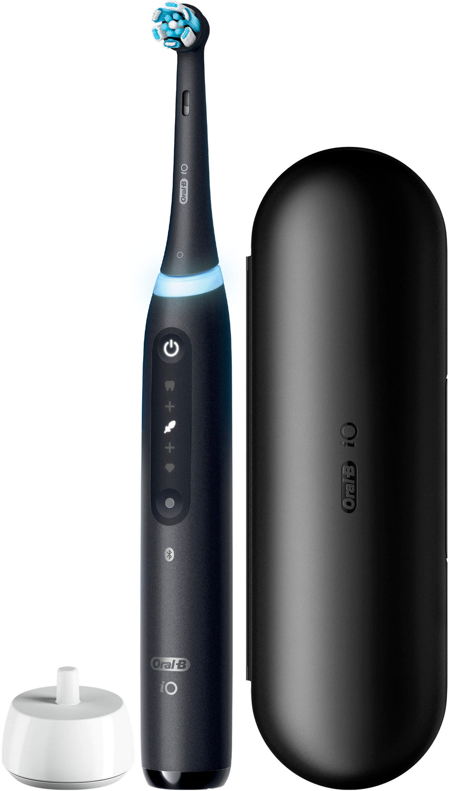 Oral-B - iO Series 5 Rechargeable Electric Toothbrush w/Brush Head - Black_0
