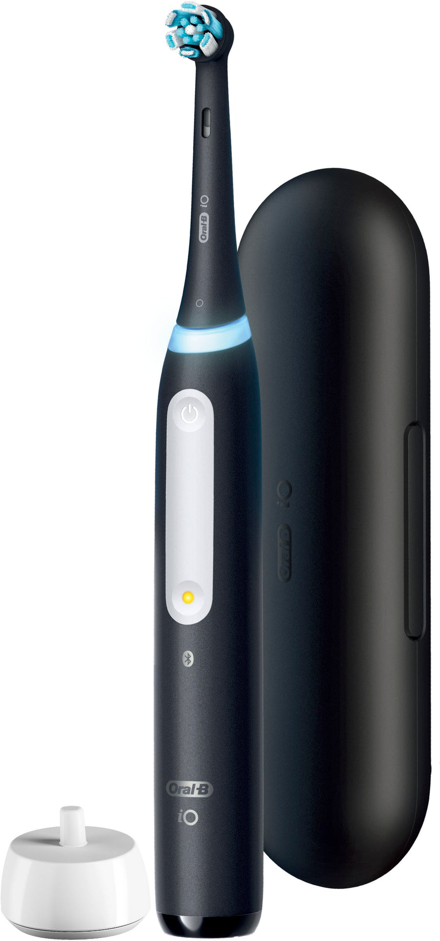 Oral-B - iO Series 4 Rechargeable Electric Toothbrush w/Brush Head - Black_0