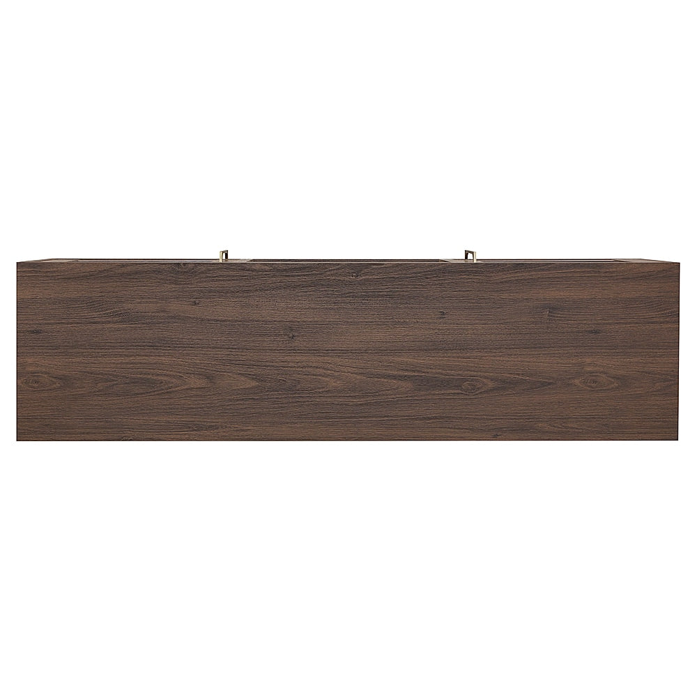 Camden&Wells - Quincy Crystal Fireplace TV Stand for Most TVs up to 65" - Alder Brown_6