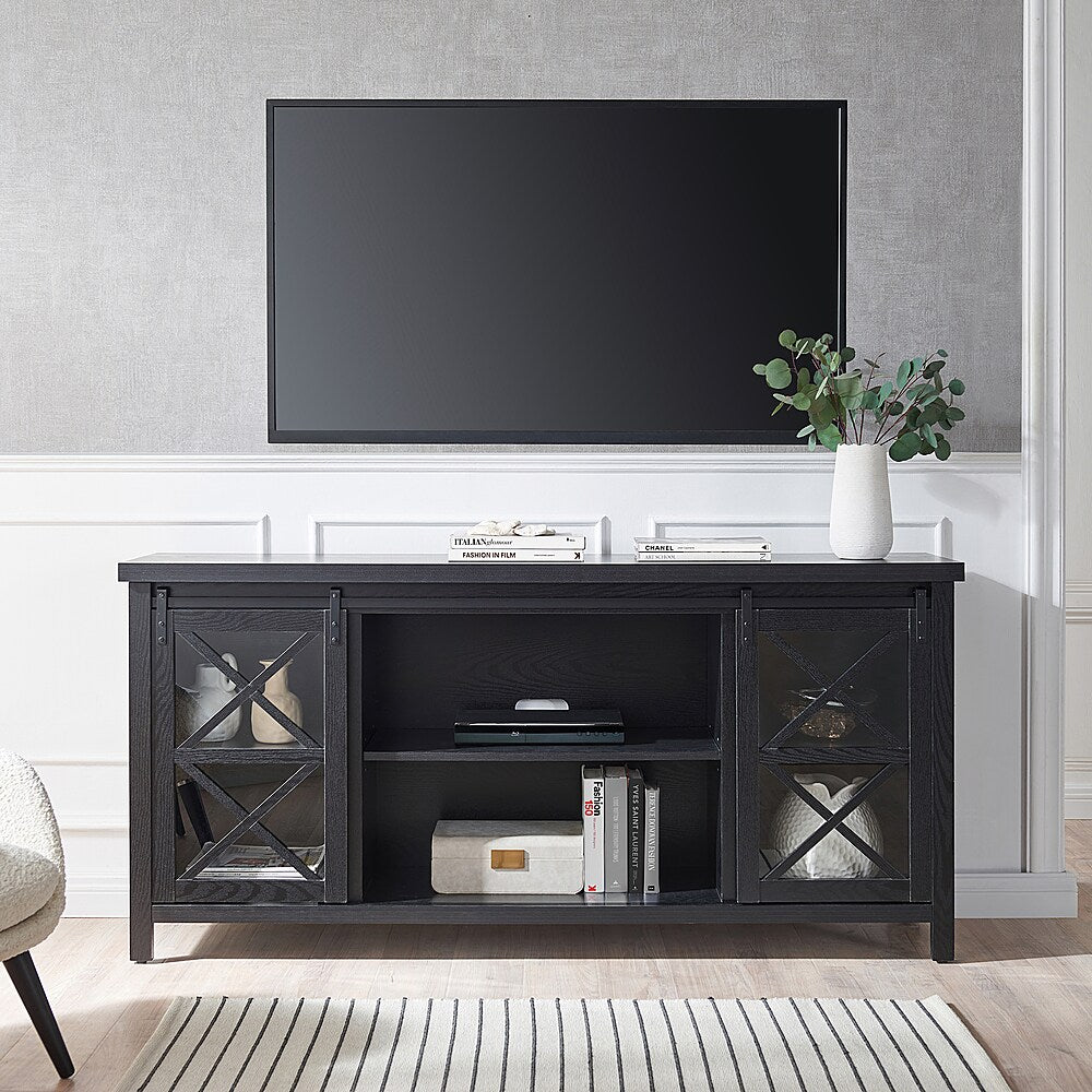 Camden&Wells - Clementine TV Stand for Most TVs up to 80" - Black Grain_1
