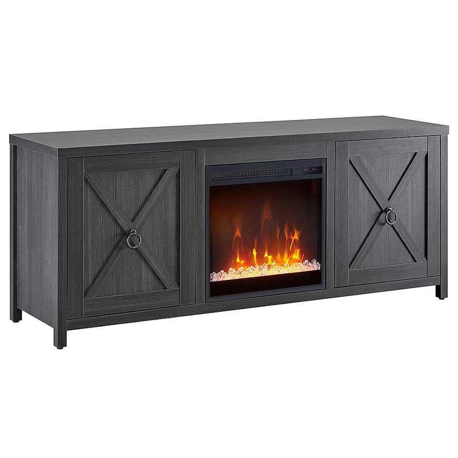 Camden&Wells - Granger Crystal Fireplace TV Stand for Most TVs up to 65" - Charcoal Gray_0