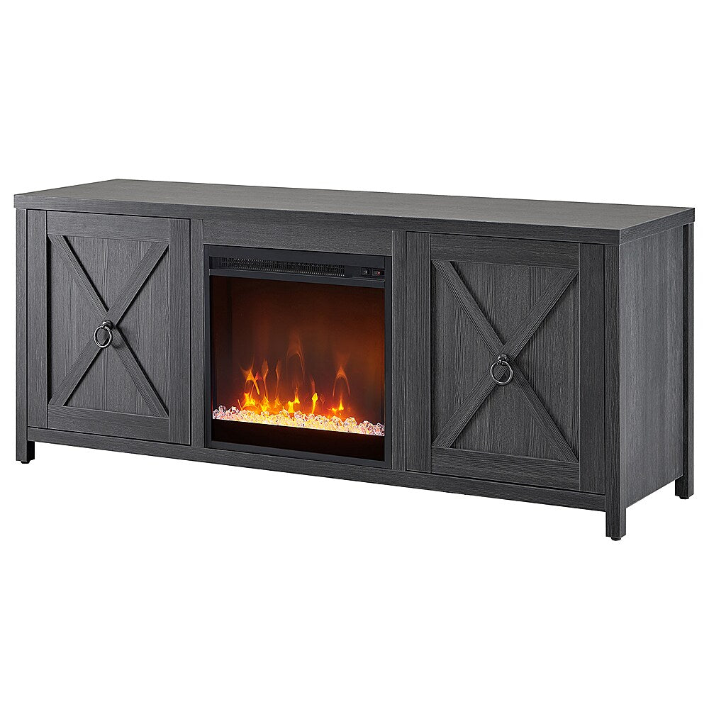 Camden&Wells - Granger Crystal Fireplace TV Stand for Most TVs up to 65" - Charcoal Gray_7