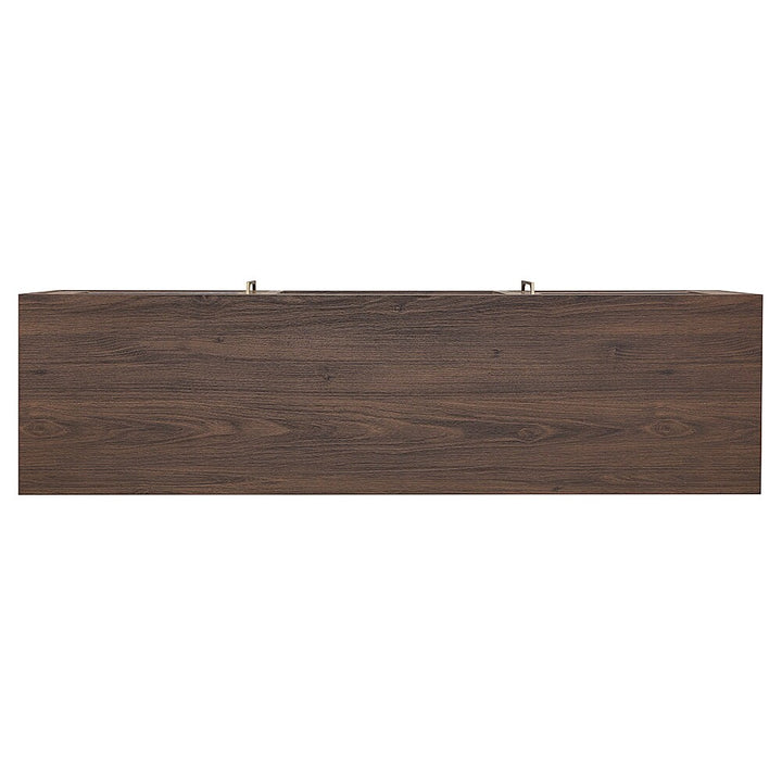 Camden&Wells - Quincy Log Fireplace TV Stand for Most TVs up to 65" - Alder Brown_5