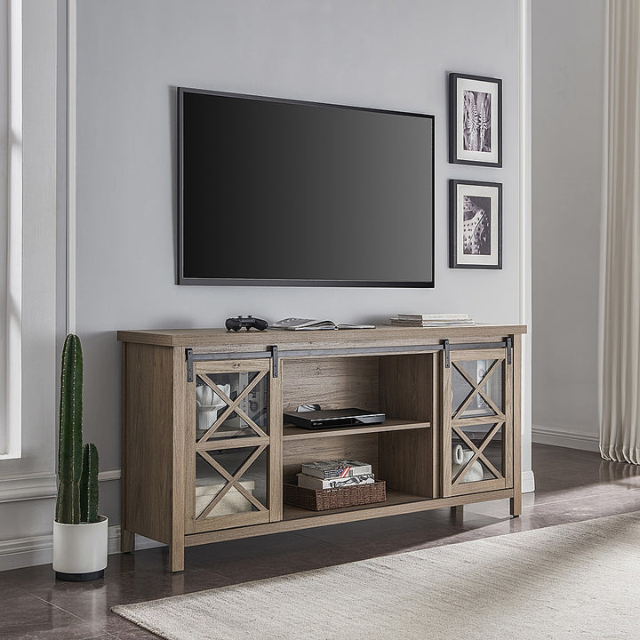 Camden&Wells - Clementine TV Stand for Most TVs up to 80" - Antiqued Gray Oak_2