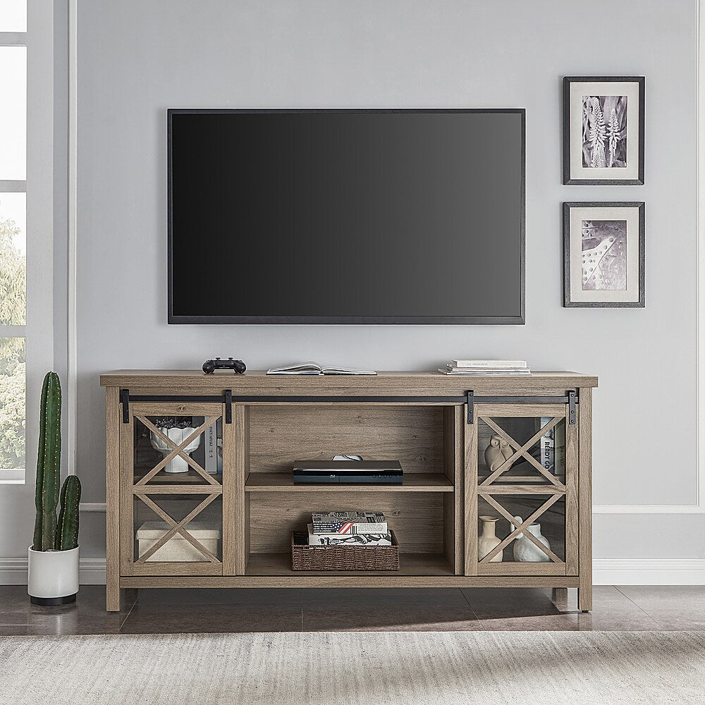 Camden&Wells - Clementine TV Stand for Most TVs up to 80" - Antiqued Gray Oak_1