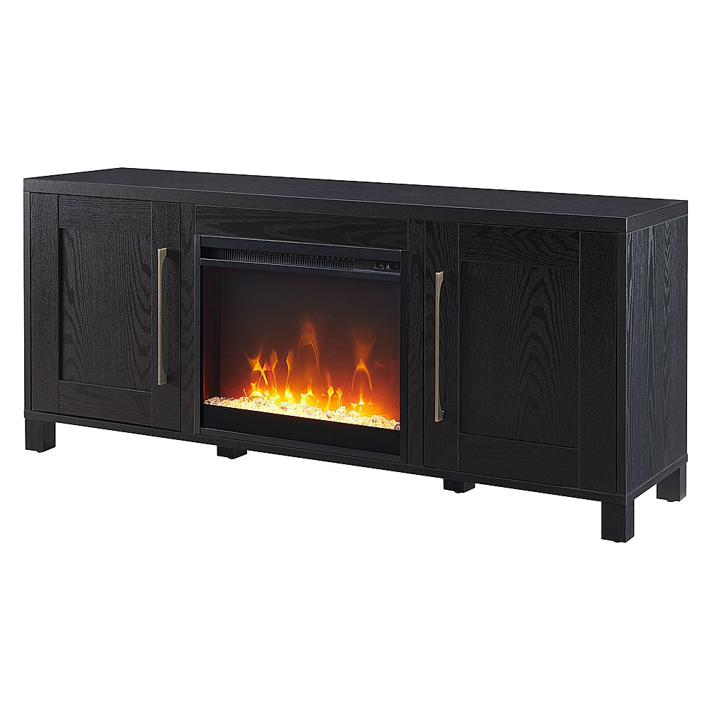 Camden&Wells - Chabot Crystal Fireplace TV Stand for TVs up to 65" - Black Grain_7