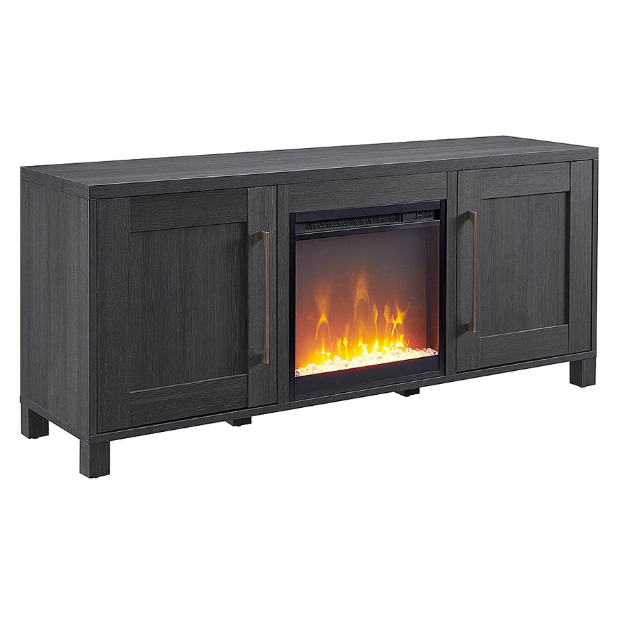Camden&Wells - Chabot Crystal Fireplace TV Stand for TVs up to 65" - Charcoal Gray_0