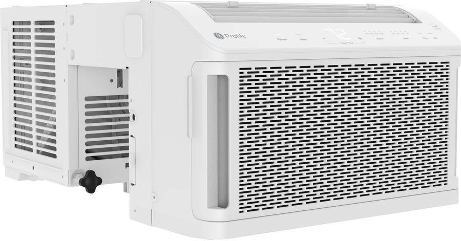 GE Profile - Clearview 250 Sq. Ft. 6,100 BTU Smart Ultra Quiet Window Air Conditioner with Wifi and Remote - White_0