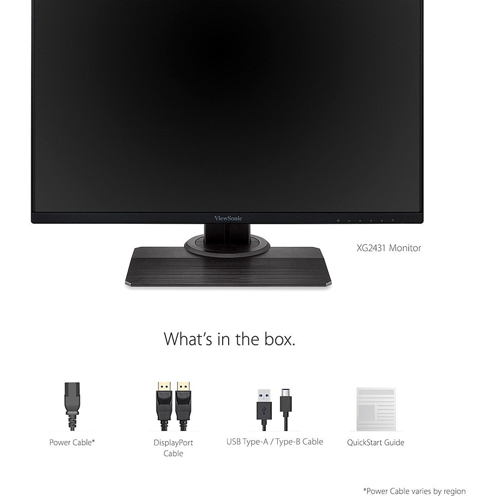 ViewSonic - 23.8 LCD FHD Monitor with HDR (DisplayPort USB, HDMI) - Black_2