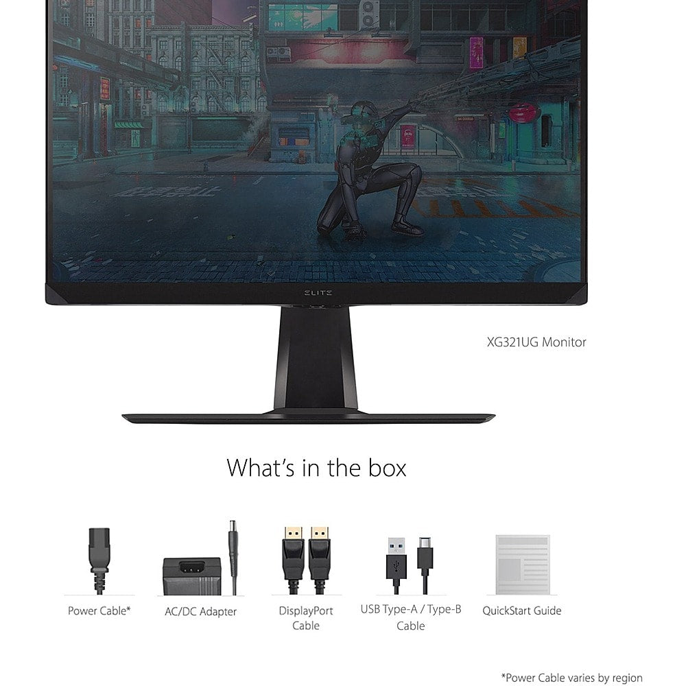 ViewSonic Elite 32" LCD 4K UHD G-SYNC Monitor with HDR1400 (DisplayPort, USB, HDMI) - Black_4