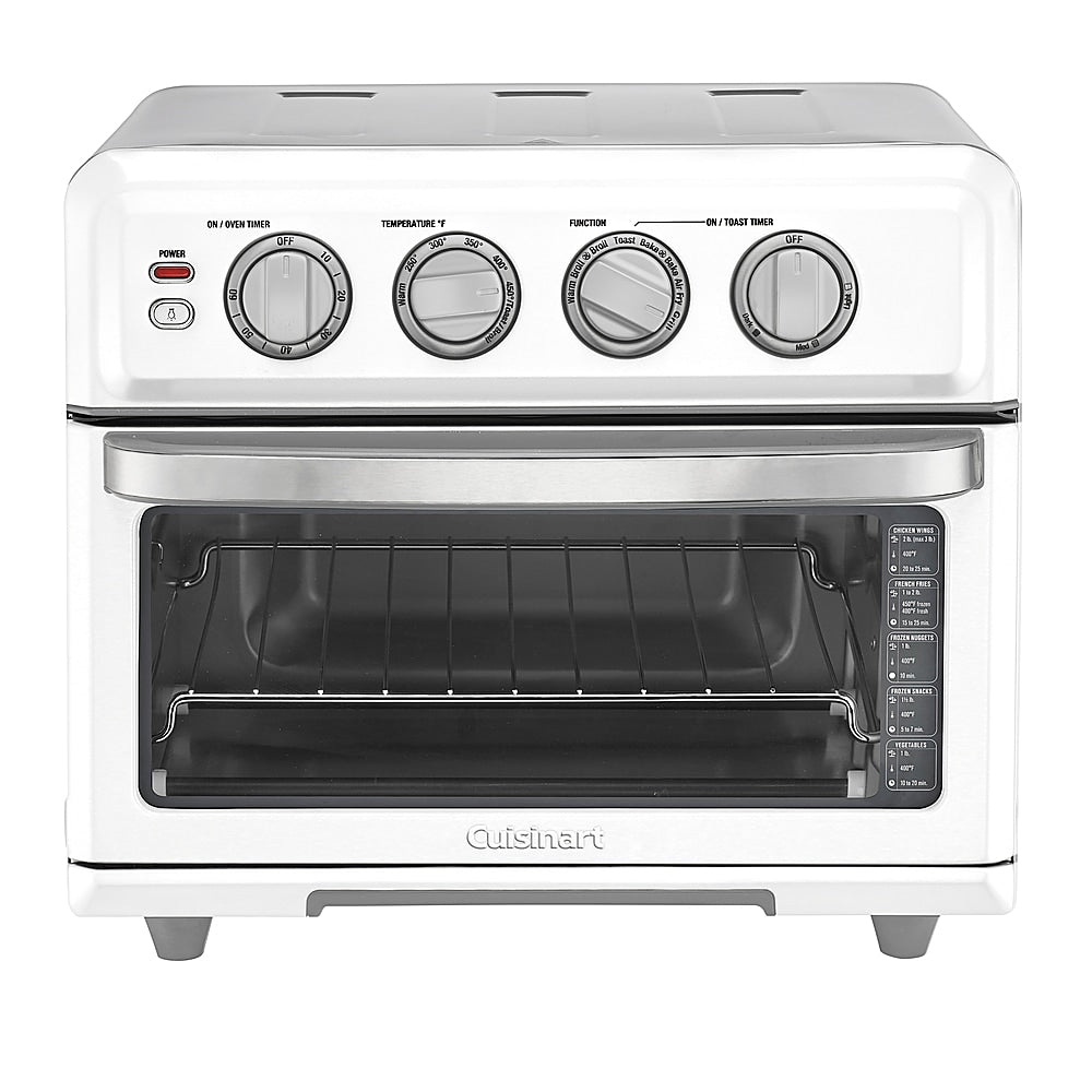 Cuisinart - AirFryer 0.6 Cu. Ft. Toaster Oven with Grill - White_0
