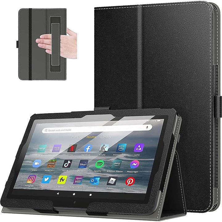 SaharaCase - Hand Strap Series Folio Case for Amazon Fire 7 (2022) - Black_7