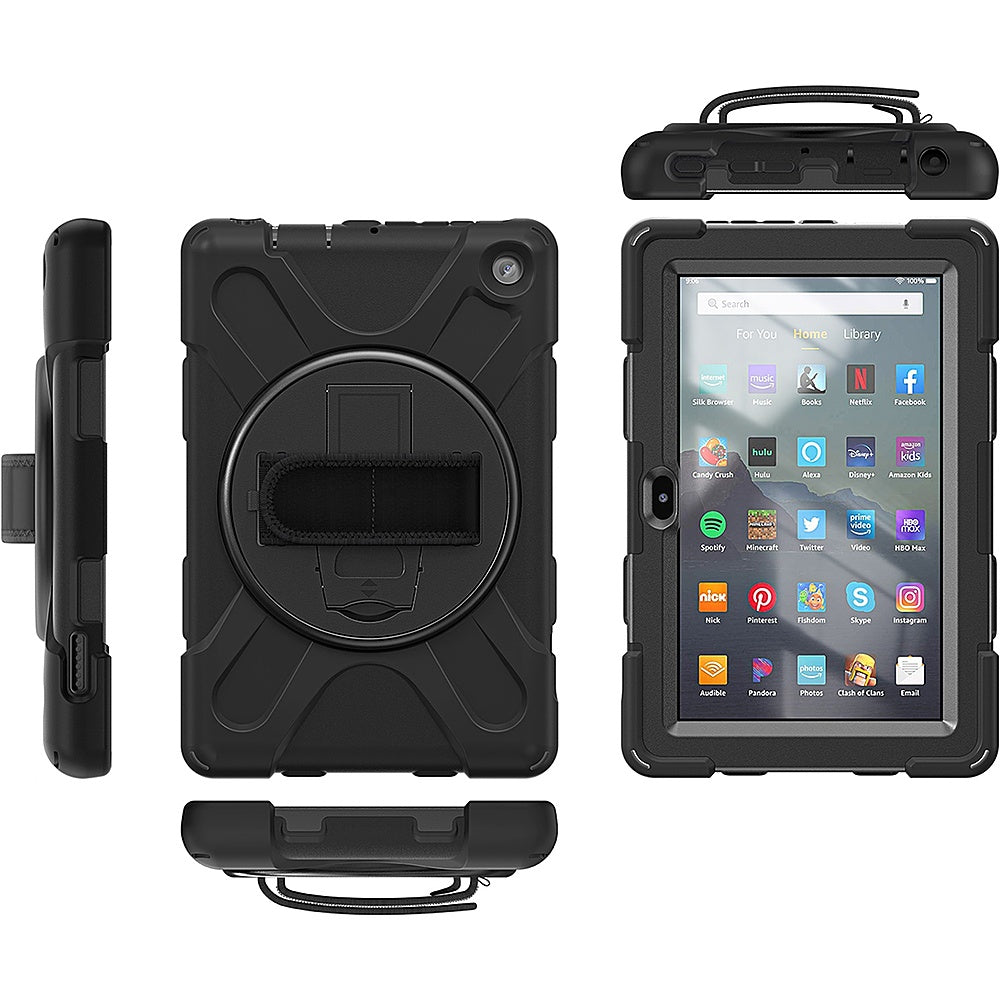 SaharaCase - Protection Hand Strap Series Case for Amazon Fire 7 (2022) - Black_5