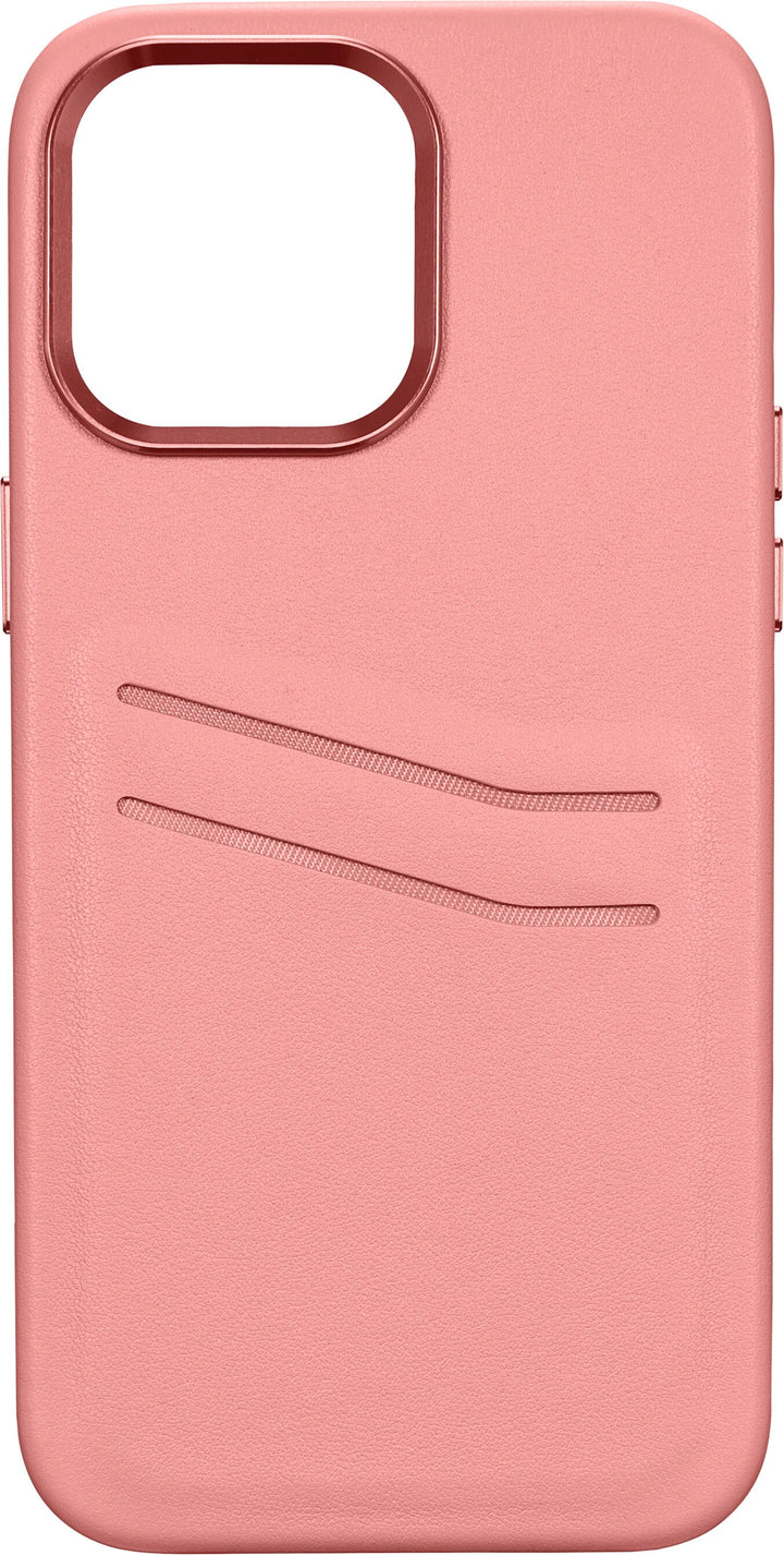 Insignia™ - Leather Wallet Case for iPhone 14 Pro Max - Pink_0
