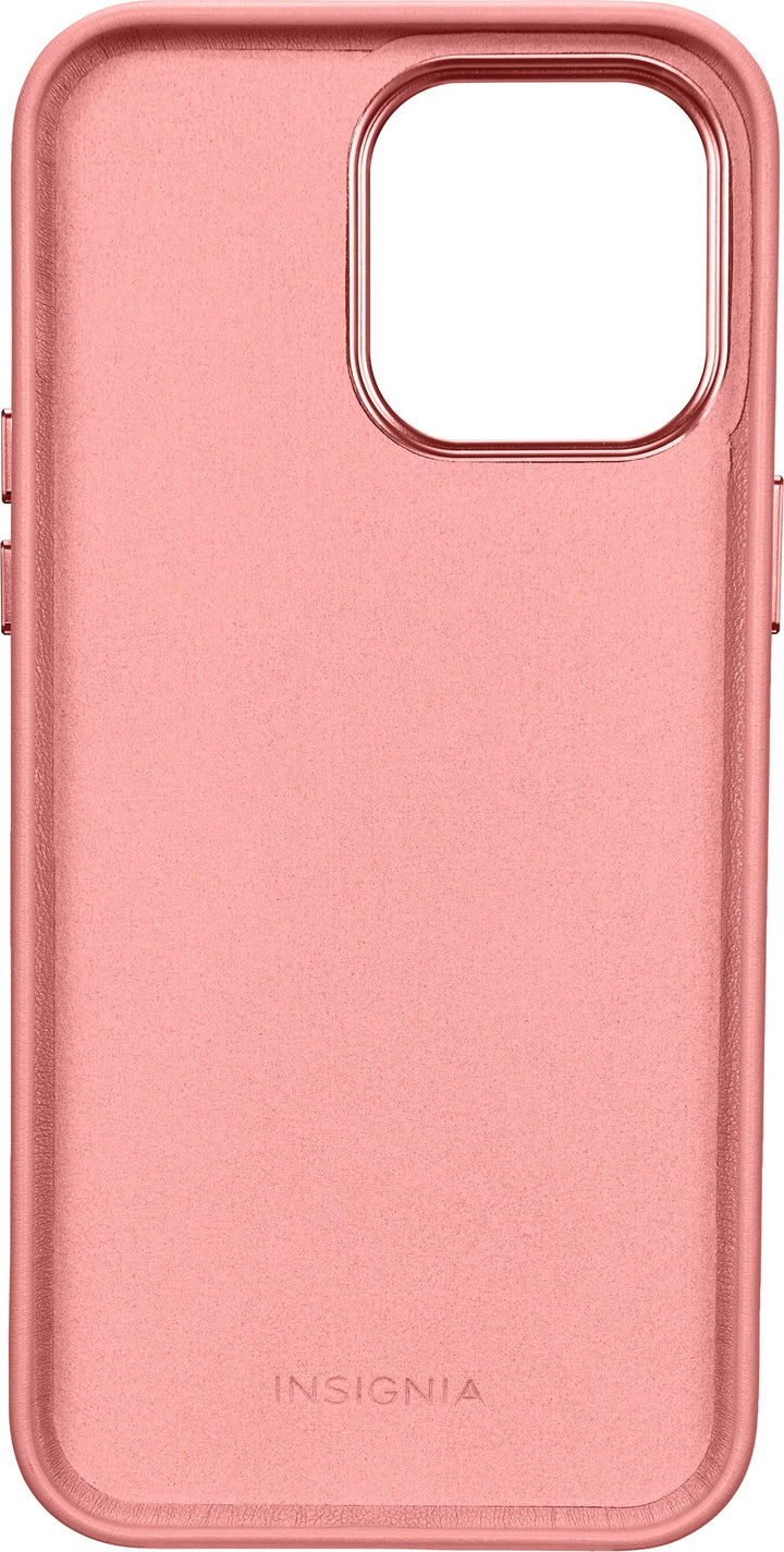 Insignia™ - Leather Wallet Case for iPhone 14 Pro Max - Pink_5