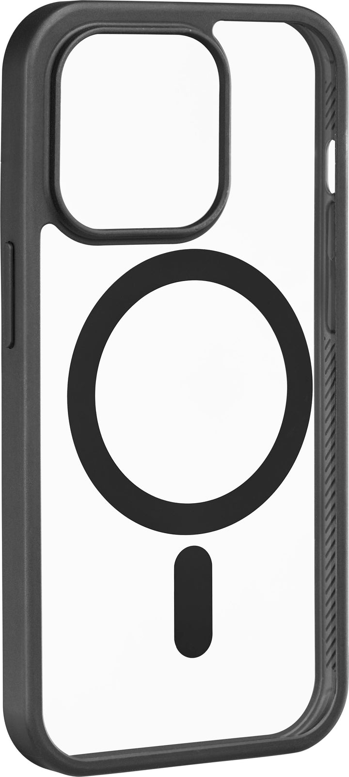 Insignia™ - Hard-Shell Case with MagSafe for iPhone 14 Pro - Clear/Black_1