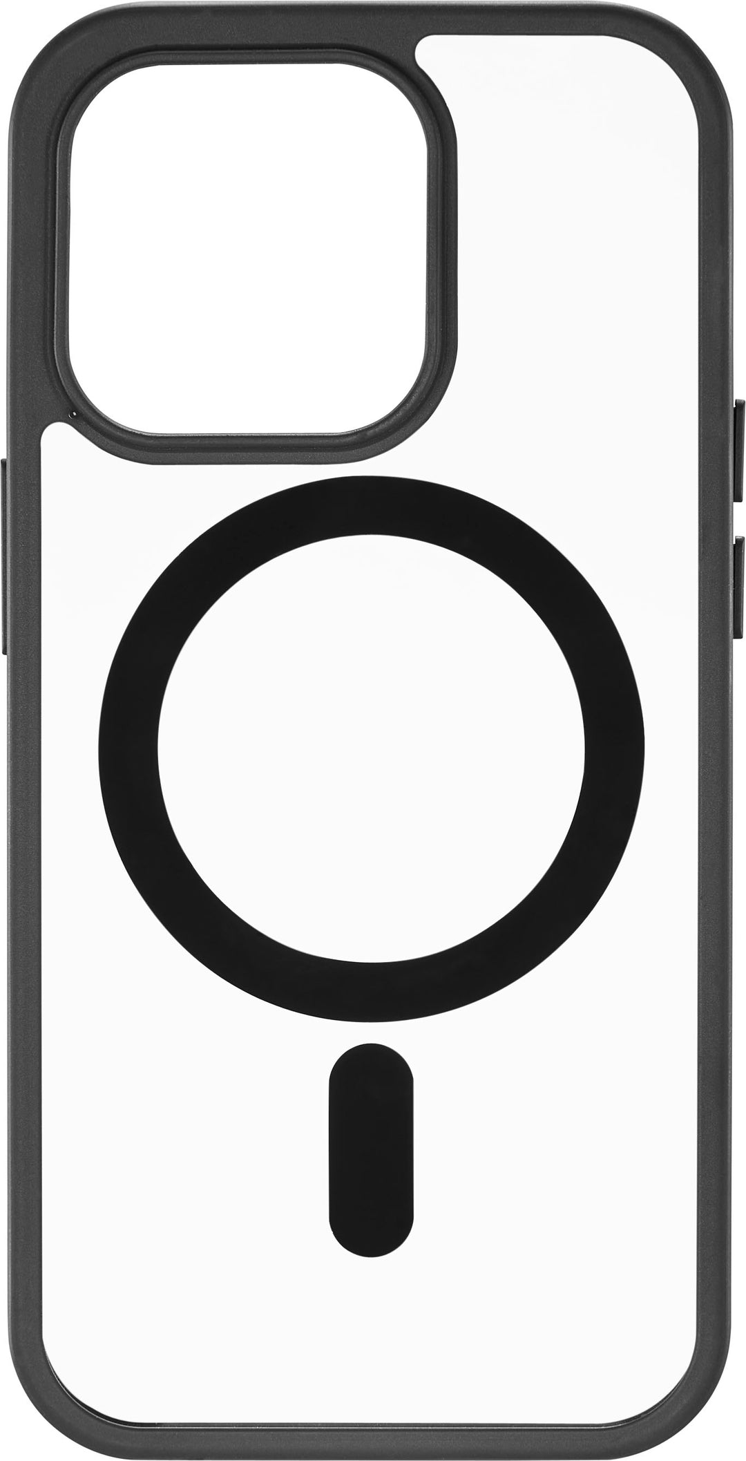 Insignia™ - Hard-Shell Case with MagSafe for iPhone 14 Pro - Clear/Black_0